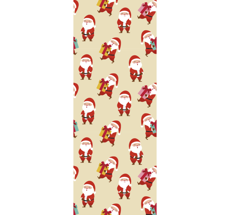 Feestelijke karakters behang kerst - TenStickers