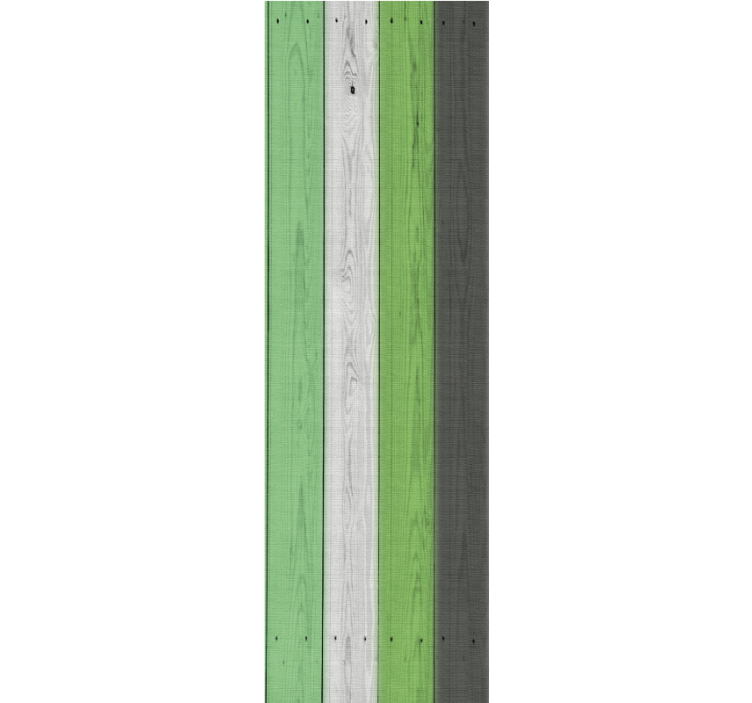 Gestreept houtpatroon behang houtlook - TenStickers