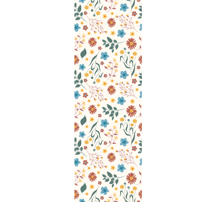 Botanische bloei bloemen behang - TenStickers