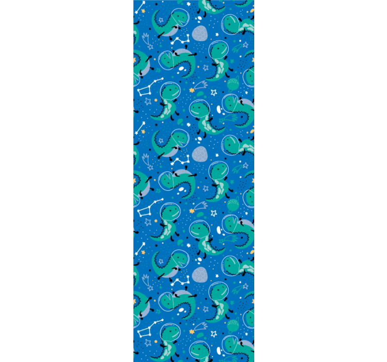 Dinosaurussenconstellatie dinosaurus behang - TenStickers