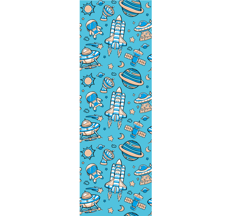 Fantasie voor ruimteverkenning moderne behangpapier - TenStickers