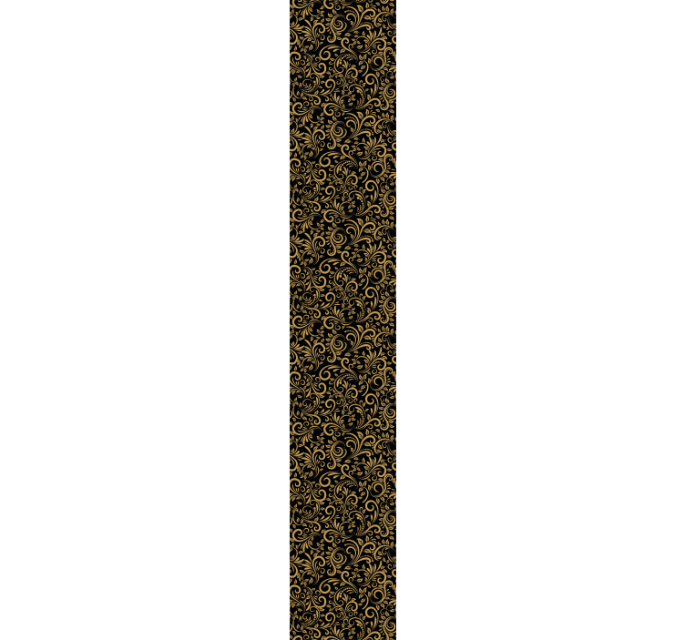 Elegante bladrollen sierlijk behang - TenStickers