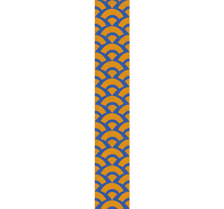 Geometrische boogstructuur behang geometrisch - TenStickers