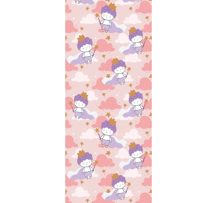 Engelachtige fantasie babykamer behang - TenStickers