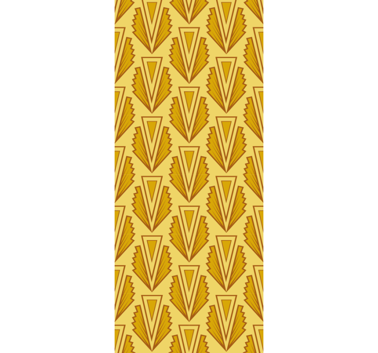 Stijlvol chevronpatroon behang geometrisch - TenStickers