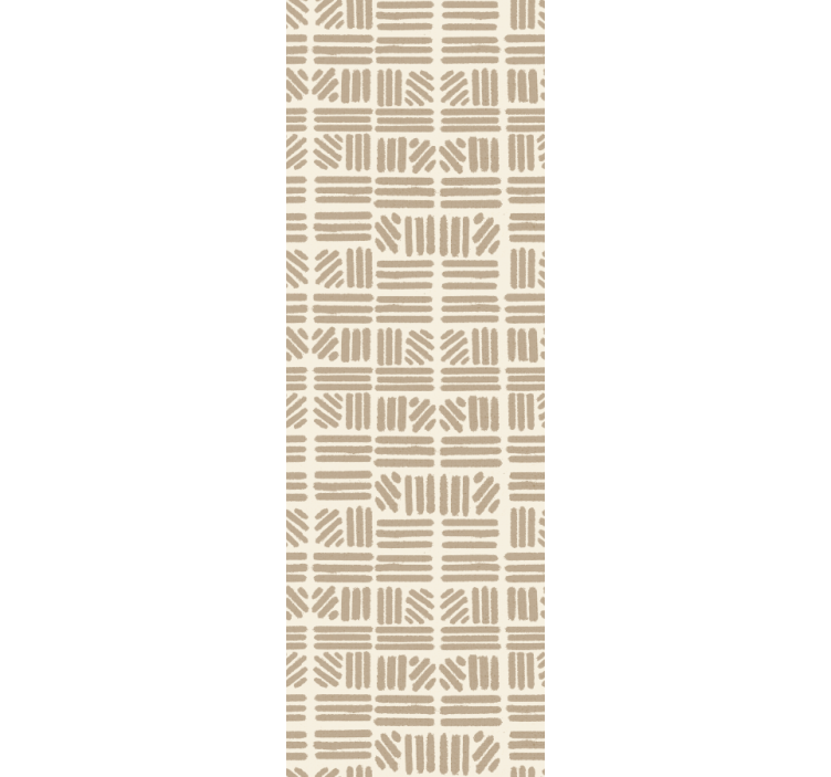 Geometrische lijnpatronen moderne behangpapier - TenStickers