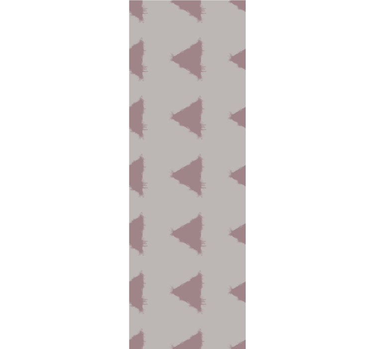 Gestileerd driehoekig patroon behang geometrisch - TenStickers