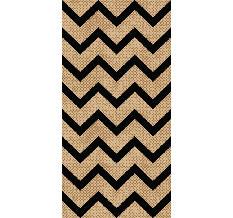 Chevron zigzag stijl behang geometrisch - TenStickers