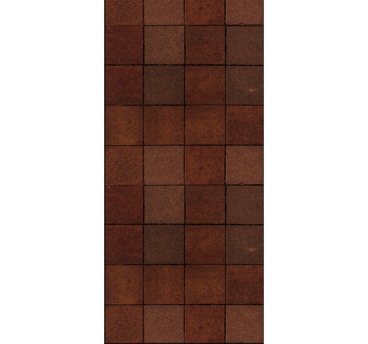 Getextureerd bruin motief behang tegels - TenStickers