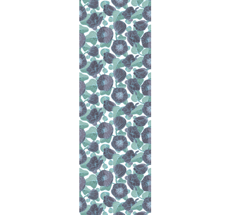 Kaasjeskruid bloemen behang - TenStickers