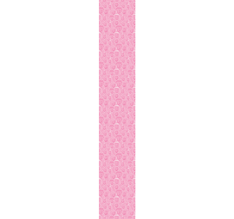 Mooie gezichten van meisjes kunst behang - TenStickers