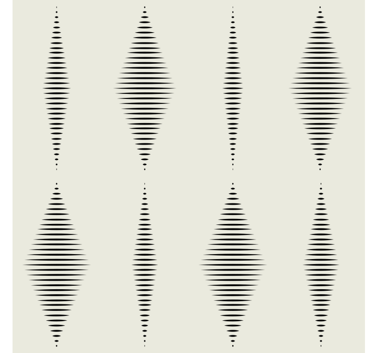 Rabaul ikat geometrisch behang - TenStickers