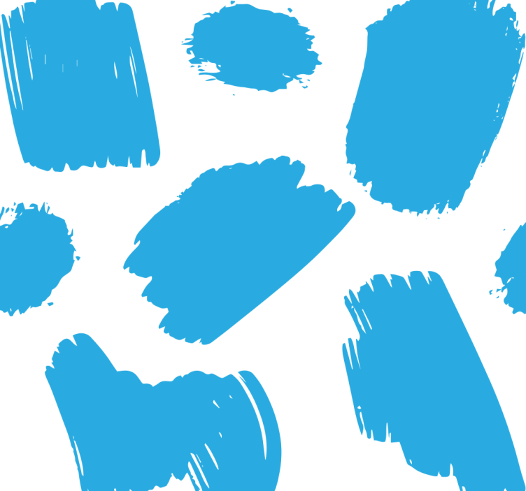 Abstracte penseelstreken behang abstract - TenStickers