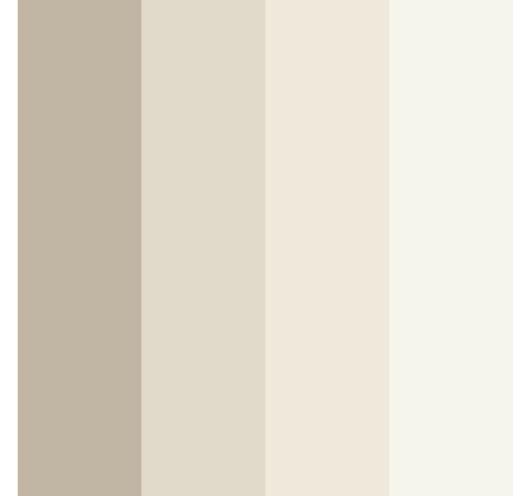 Beige tinten behang verticale strepen - TenStickers