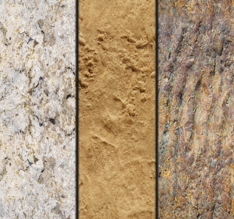 Getextureerde oppervlaktepanelen behang print - TenStickers