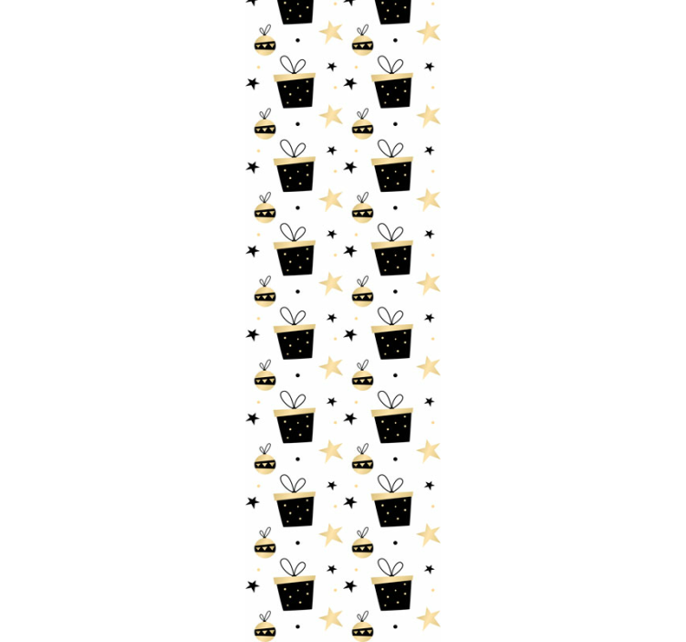 Decoratieve plantenpotten behang kerst - TenStickers