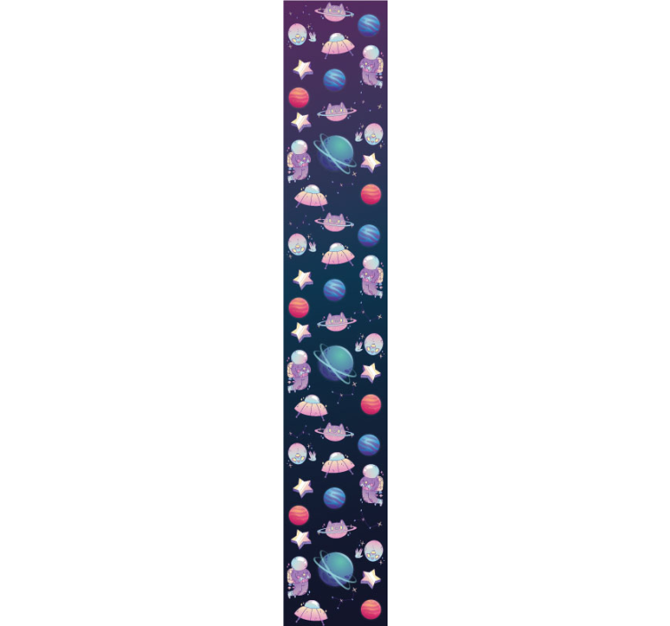 Avontuur in de ruimte behangpapier kinderkamer - TenStickers