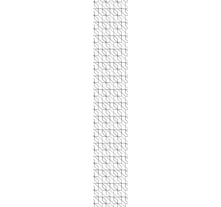 Stijlvolle lijnindeling behang woonkamer - TenStickers