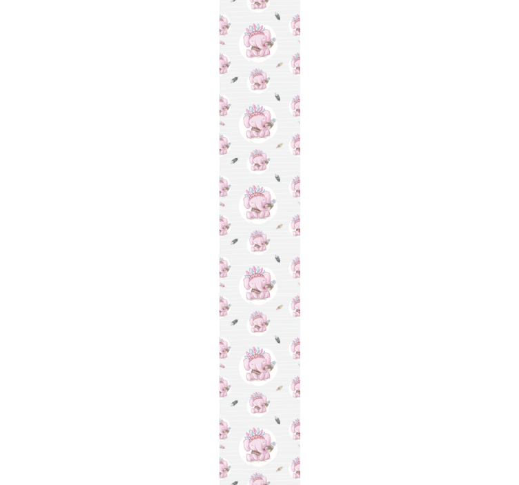 Bohemian olifanten olifanten behang - TenStickers