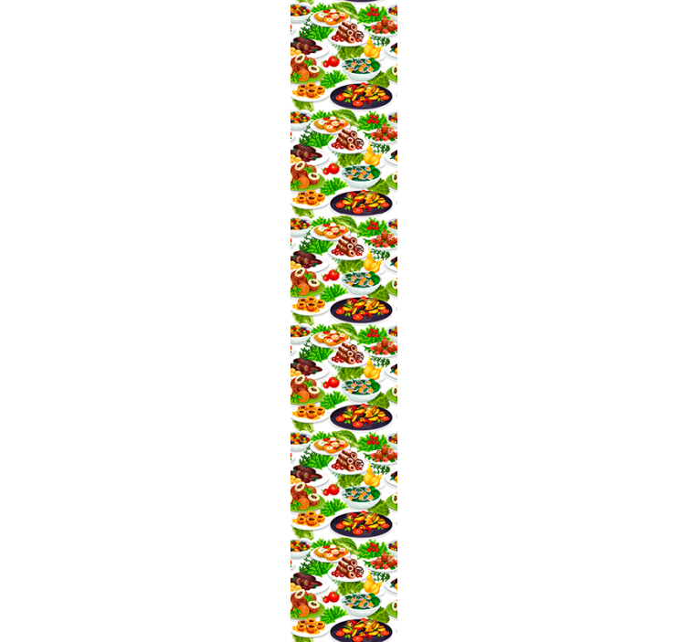 Culinaire hoogstandjes behang keuken - TenStickers