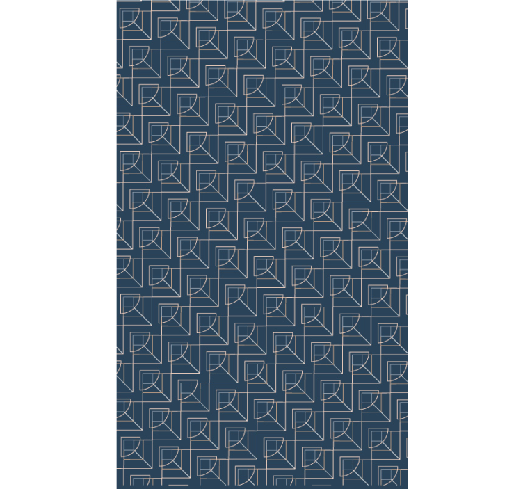 Geometrische vormen ontwerp behang geometrisch - TenStickers