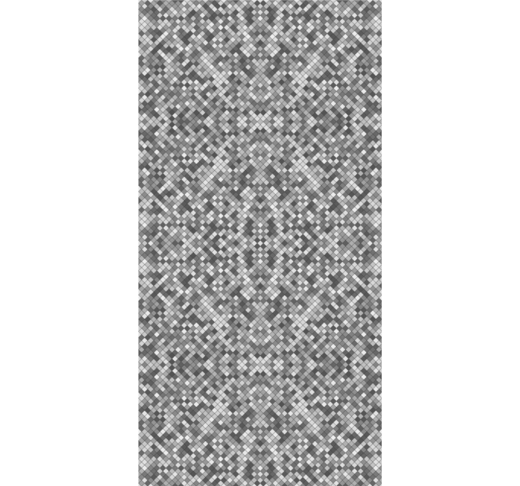 Visgraat illusie behang geometrisch - TenStickers