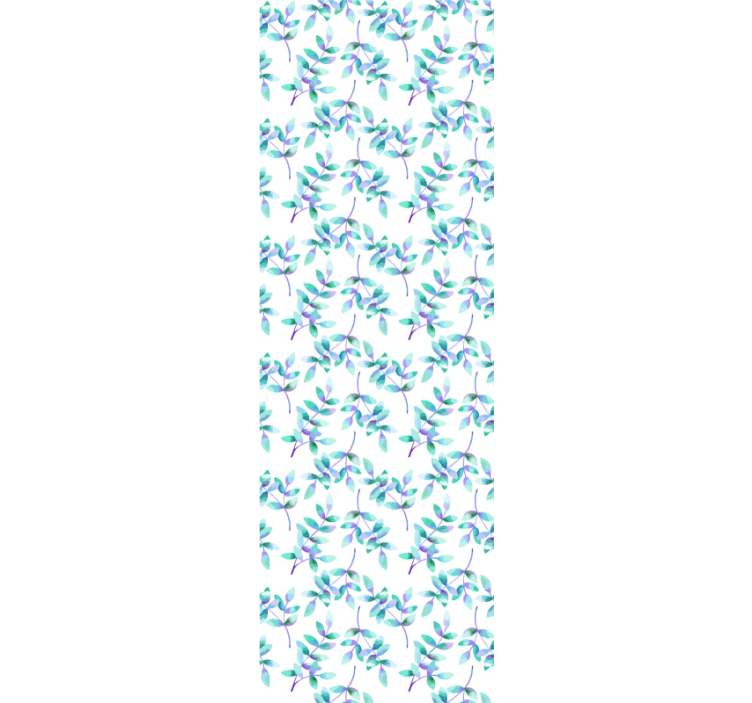 Botanisch groen ontwerp behang bladeren - TenStickers