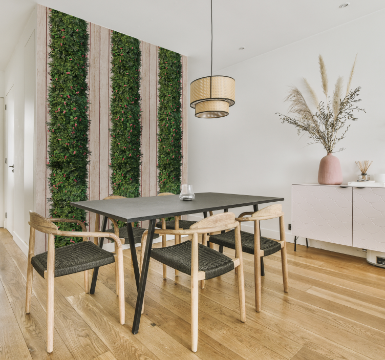 Natuurlijk behang tuinlijn - TenStickers