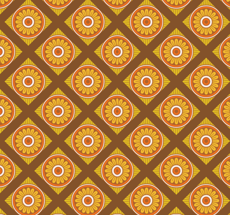 Stippen behang 70's stippen verticale strepen - TenStickers