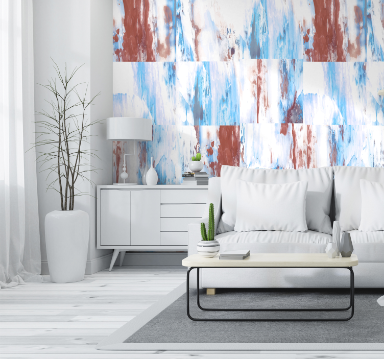 Abstract ontwerp behang met prachtig design - TenStickers
