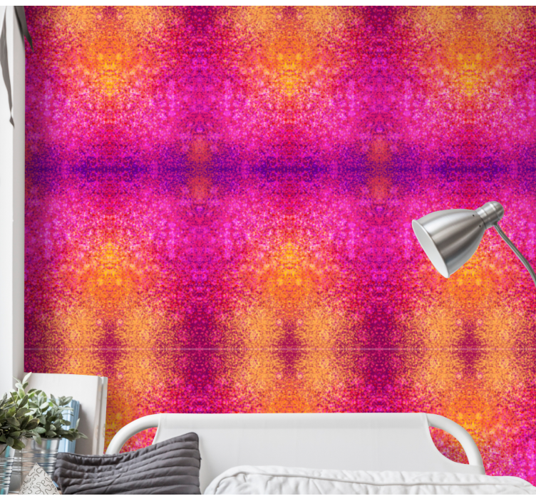 Abstracte warmte behang abstract - TenStickers