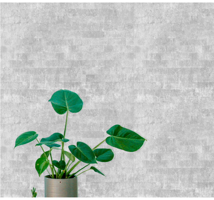 Afwerking met kunststeen behang baksteen - TenStickers