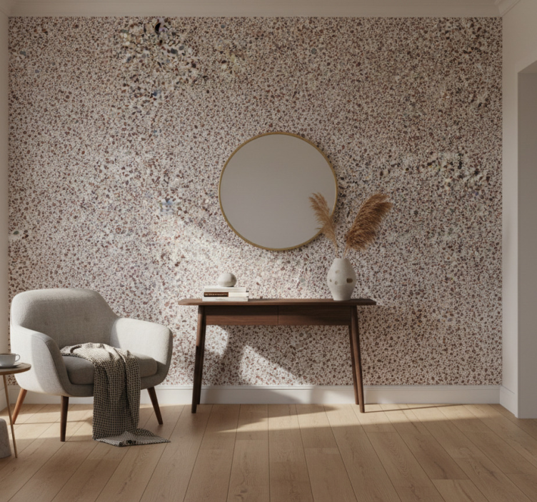 Bakstenen behang granieten mozaïek - TenStickers