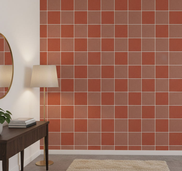 Bakstenen behang tegels van siena - TenStickers