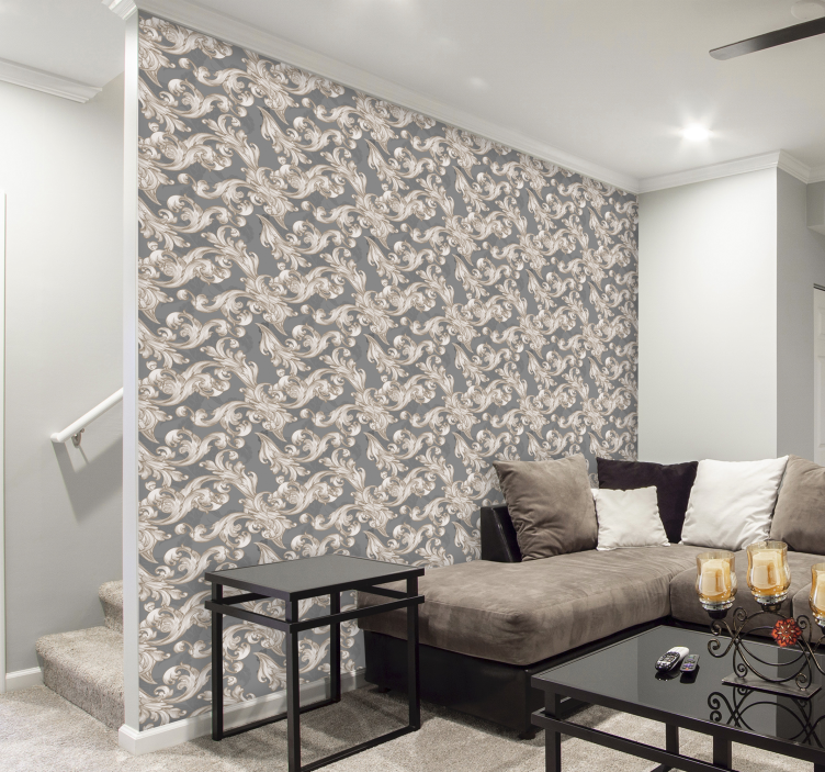 Barokke elegantie barok behangpapier - TenStickers