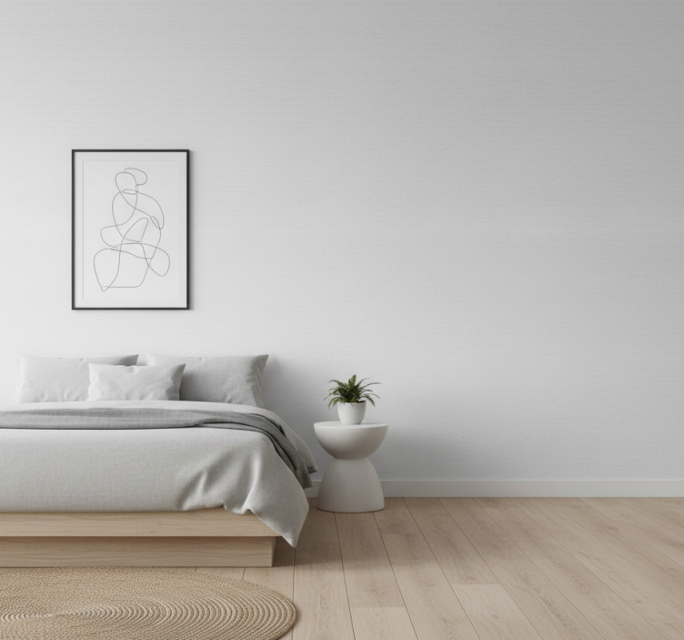 Behang andere patronen japandi grijs effect - TenStickers