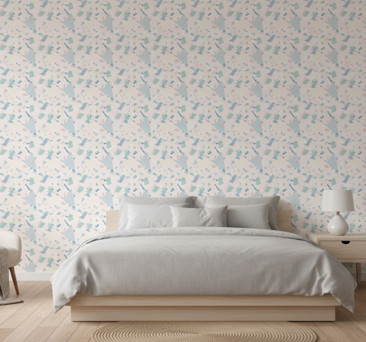 Behang andere patronen terrazzo tegels en platen - TenStickers