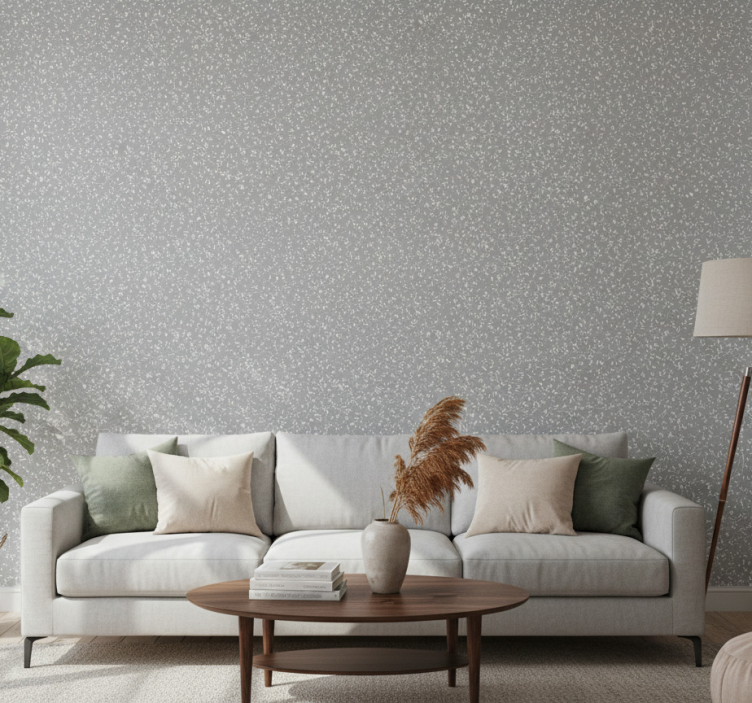 Behang boom planten tekeningen natuurpatroon - TenStickers