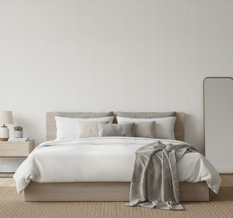 Behang scandinavië grijze lijnen - TenStickers