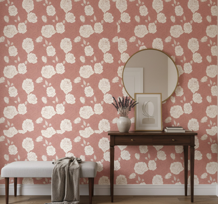 Behangpapier gang delicate samenstelling - TenStickers