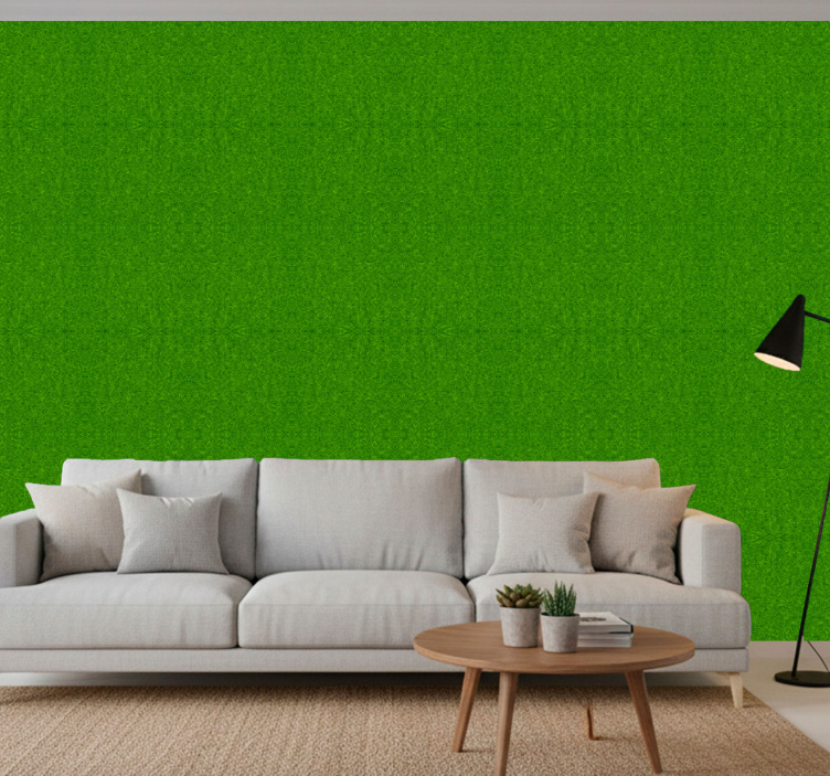 Fotobehang natuur groene realistische gras - TenStickers