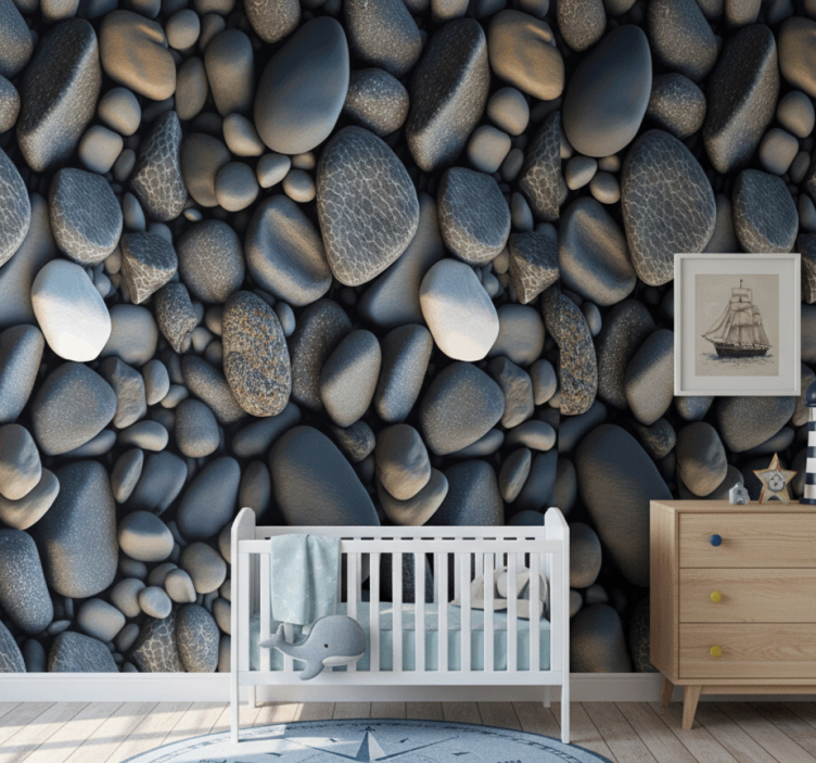 Fotobehang natuur oceanstenen - TenStickers