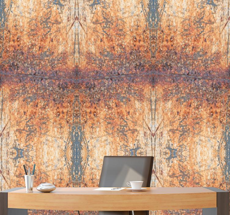 Rustiek gestructureerd oppervlak betonlook behang - TenStickers