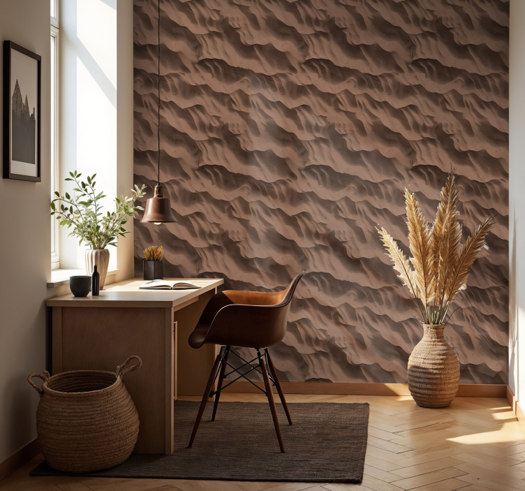 sand texture behang andere patronen - TenStickers