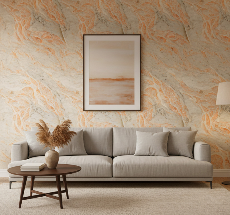 Sierlijk behang ibiza marmer - TenStickers