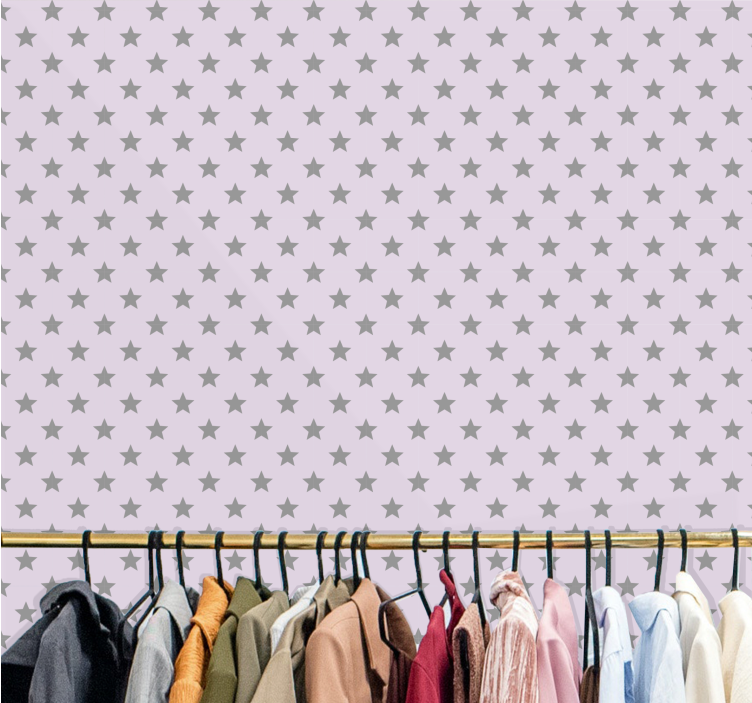 Sterrenpatronen behang sterren - TenStickers