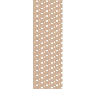 Ronde witte stippen stippenbehang - TenStickers