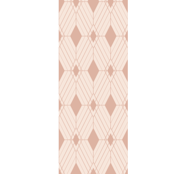 Pastel deco diamanten behang geometrisch - TenStickers