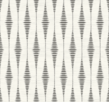 rabaul ikat grijs en beige geometrisch behang - TenStickers