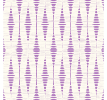 Paarse rabaul ikat geometrisch behang - TenStickers